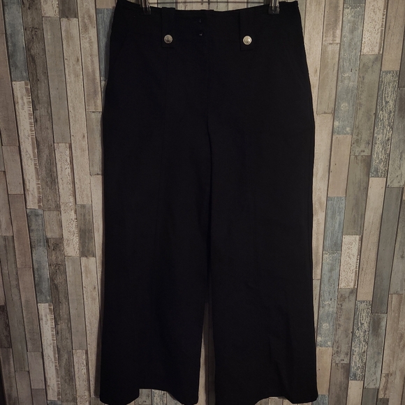 Derek Lam 10 Crosby Crop Pants  Size 6 Black - Picture 3 of 10